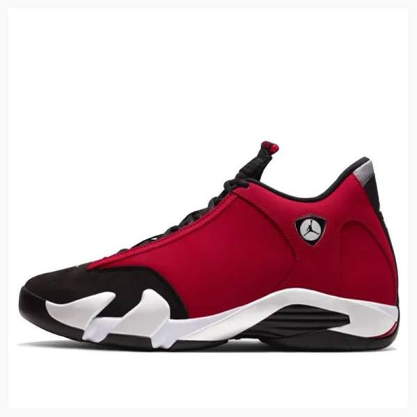 Nike Retro Toro Basketbol Ayakkabısı Air Jordan 14 Erkek Siyah Kırmızı | JD-627GT