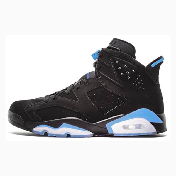 Nike Retro UNC – Univeristy Basketbol Ayakkabısı Air Jordan 6 Erkek Siyah Mavi | JD-674YM