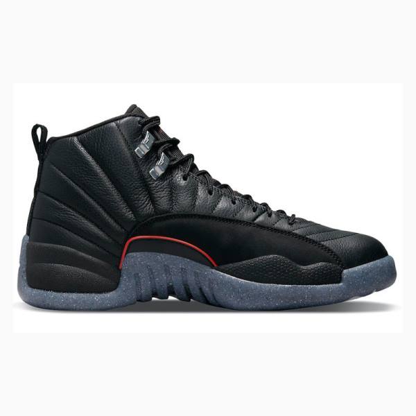 Nike Retro Utility Grind Basketbol Ayakkabısı Air Jordan 12 Erkek Siyah | JD-789BW