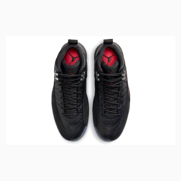 Nike Retro Utility Grind Basketbol Ayakkabısı Air Jordan 12 Erkek Siyah | JD-789BW