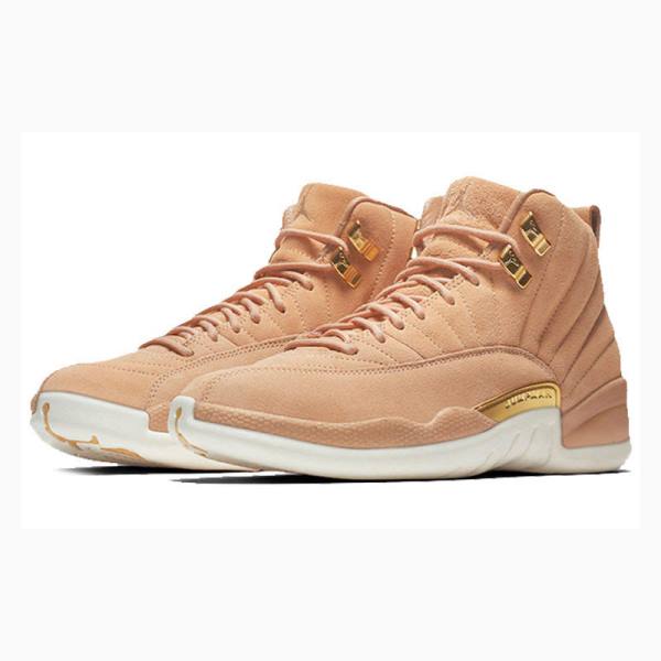 Nike Retro Vachetta Tan Basketbol Ayakkabısı Air Jordan 12 Kadın Kahverengi | JD-056SW