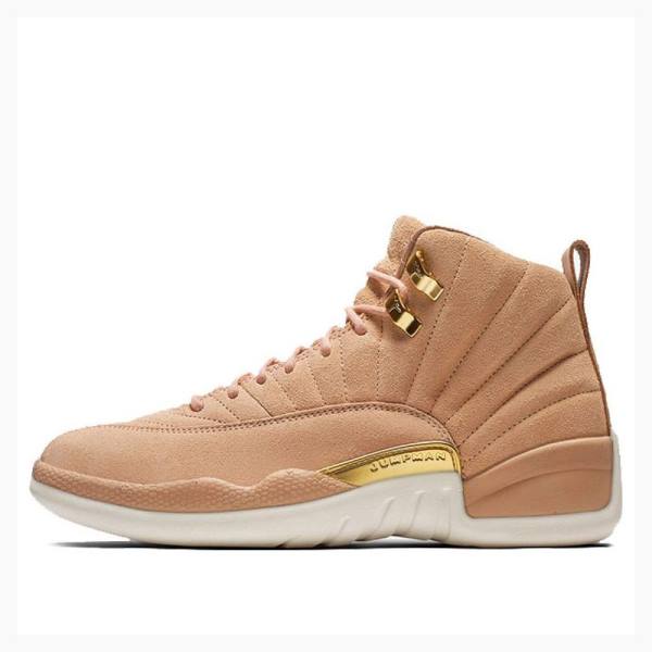 Nike Retro Vachetta Tan Basketbol Ayakkabısı Air Jordan 12 Kadın Kahverengi | JD-056SW