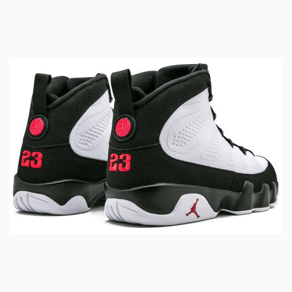 Nike Retro Worldwide Appeal Basketbol Ayakkabısı Air Jordan 9 Erkek Beyaz Siyah | JD-729SB