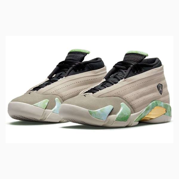 Nike Retro x Aleali May Fortune Basketbol Ayakkabısı Air Jordan 14 Kadın Bej Rengi | JD-702VR