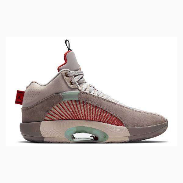 Nike SP CLOT Terra Cotta Basketbol Ayakkabısı Air Jordan 35 Erkek Kahverengi | JD-187ZG