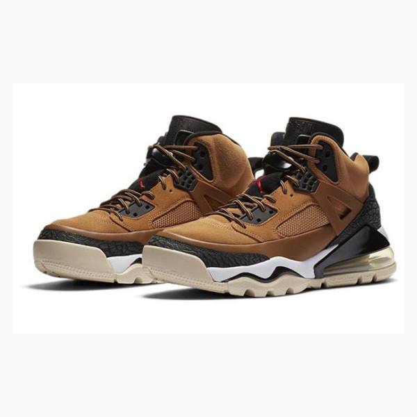 Nike Spizike 270 Boot Wheat Basketbol Ayakkabısı Air Jordan Erkek Siyah Kahverengi | JD-623AC