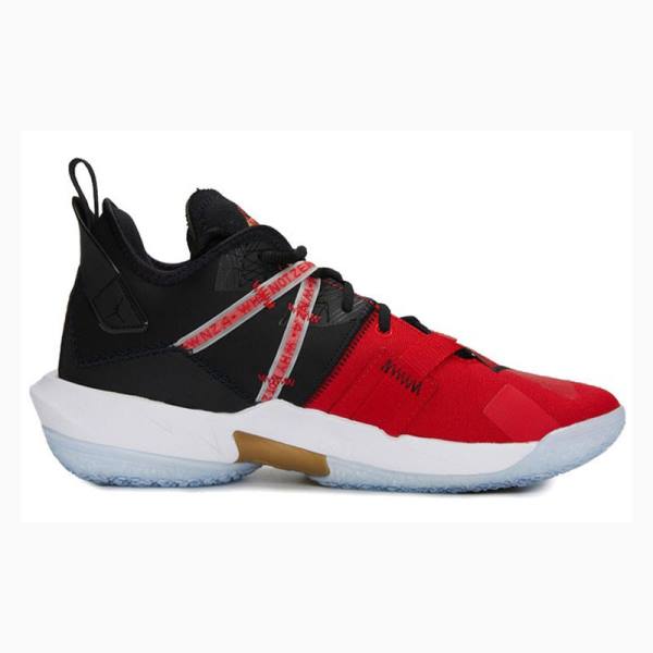 Nike Why Not Zer0.4 PF Basketbol Ayakkabısı Air Jordan Erkek Kırmızı Siyah | JD-315JC