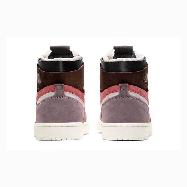 Nike Zoom Air CMFT Canyon Rust Basketbol Ayakkabısı Air Jordan 1 Kadın Pembe Kırmızı | JD-537CS