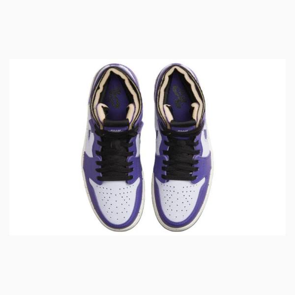 Nike Zoom Air CMFT Dark Iris Basketbol Ayakkabısı Air Jordan 1 Erkek Mor | JD-982IE