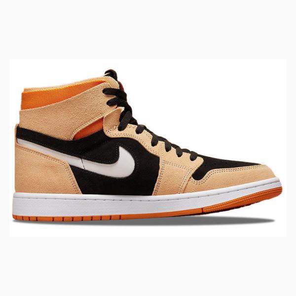 Nike Zoom CMFT Pumpkin Spice Basketbol Ayakkabısı Air Jordan 1 Erkek Siyah Turuncu | JD-829NG