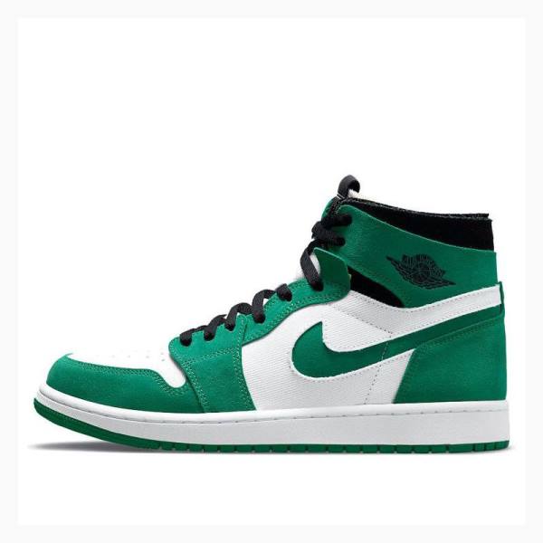 Nike Zoom Konfor \' Stadium Basketbol Ayakkabısı Air Jordan 1 Erkek Yeşil Beyaz | JD-584ZQ